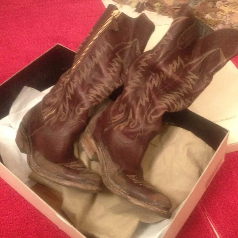 Brand New Golden Goose Cowboy Boots - Picture 2 of 7